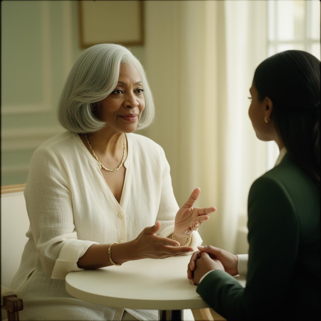 From Preparing for Retirement to Beginning a New Chapter — after: Mentoring, leading, introducing her next chapter.